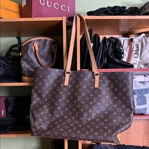 Louis Vuitton Brown Monogram Tote